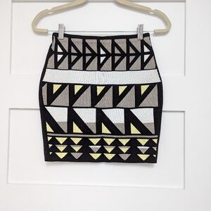 Rachel Roy Aztec Print Skirt